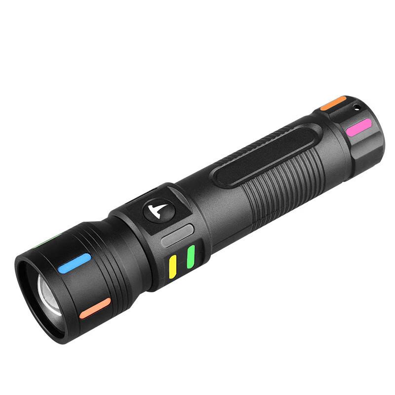 S12 Outdoor Rechargeable White Laser Flashlight 2-Pack