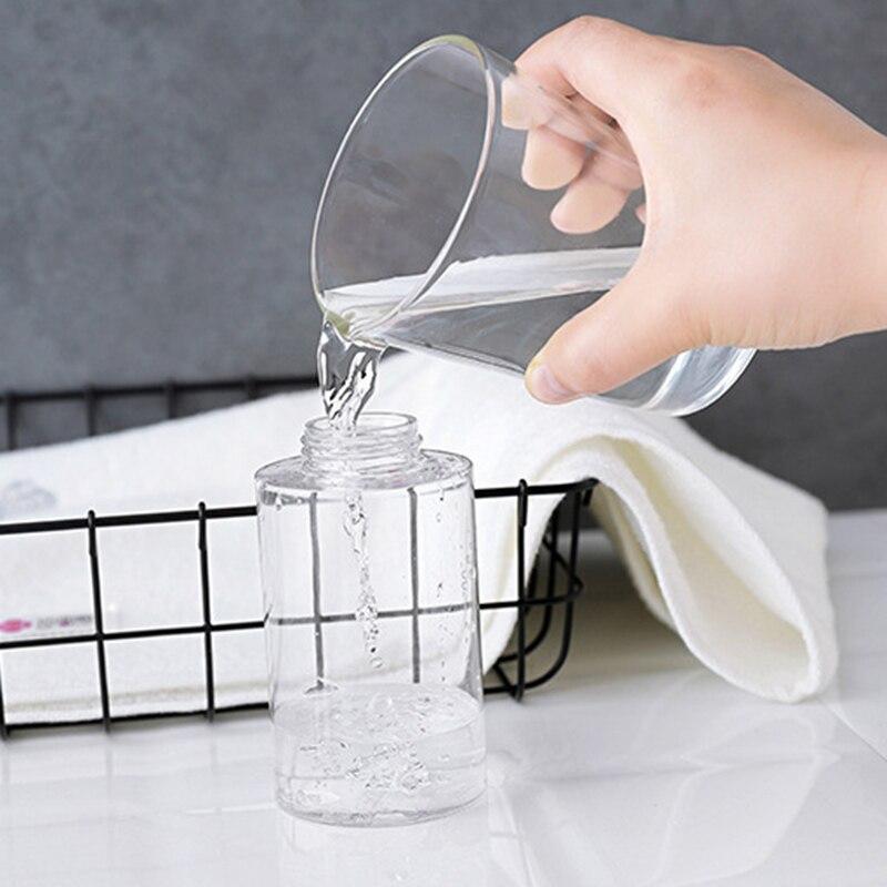 1 Pcs Top Empty Pump Dispenser Liquid UV Gel Polish Nail Art Polish Clean Acetone Bottle Polish Cleanser Remover Bottle