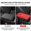 1Pcs Leather Auto Armrest Pads Protective Waterproof Hand Cushion For Tesla Model 3 Model X S 2016-2023  Model Y Decals TM3 TMX