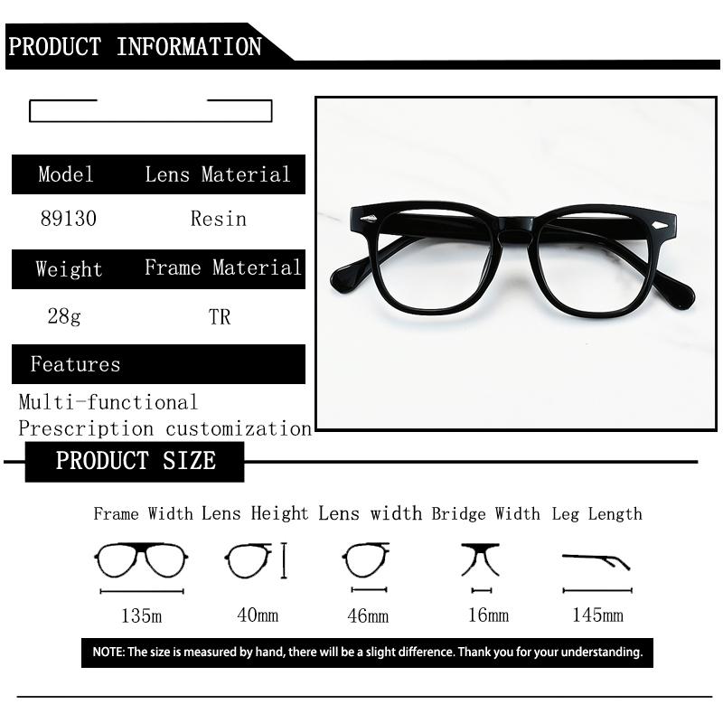 Vintage Rectangle Rivet Frame Myopia Glasses Anti Blue Light Women Near Sight Eyewear Prescription Nearsight