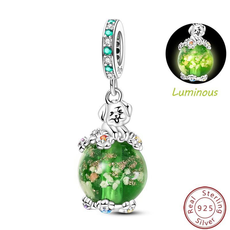 Cute Cat And Dog Series Copper Moon Butterfly Paw Print Charms 3Mm Diy Fine Jewelry Gifts Making