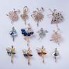 Gymnastics Girl Exquisite Korean Style Brooch Crystal Brooch Rhinestone Pins Suit Accessories