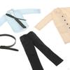 1/6 Männliche Figur Kleidung Actionfiguren Jacke Hemd Hose Mode Vollständiger Anzug für 12 Zoll