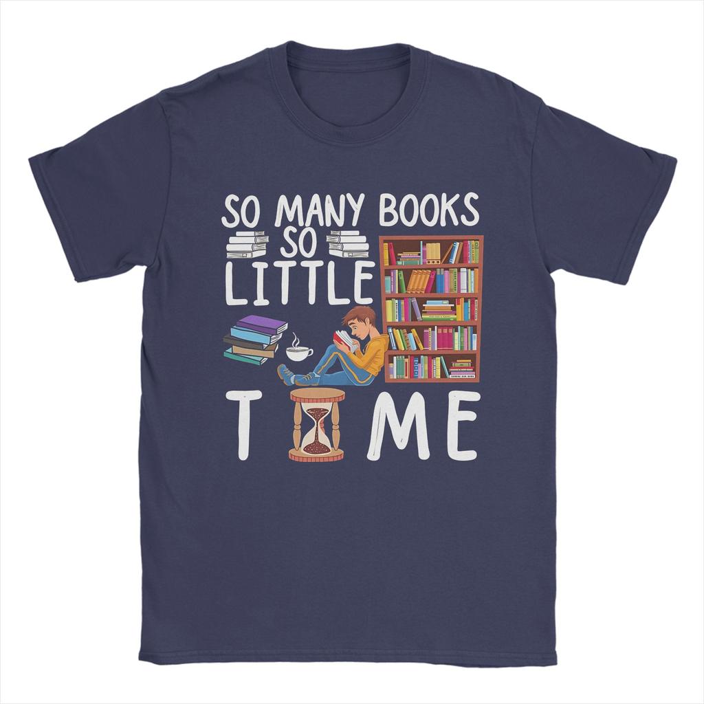 Vintage T Shirt Summer So Unisexy books so little time Novelty T Shirts   Cotton Tshirt for Unisex YK Retro Big Size Clothing