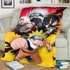 Anime-Naruto Print Blanket Warm Comfortable Flannel Blanket for Bedrooms, Sofas, Beds, Chairs, Picnics, Travel -LXR68