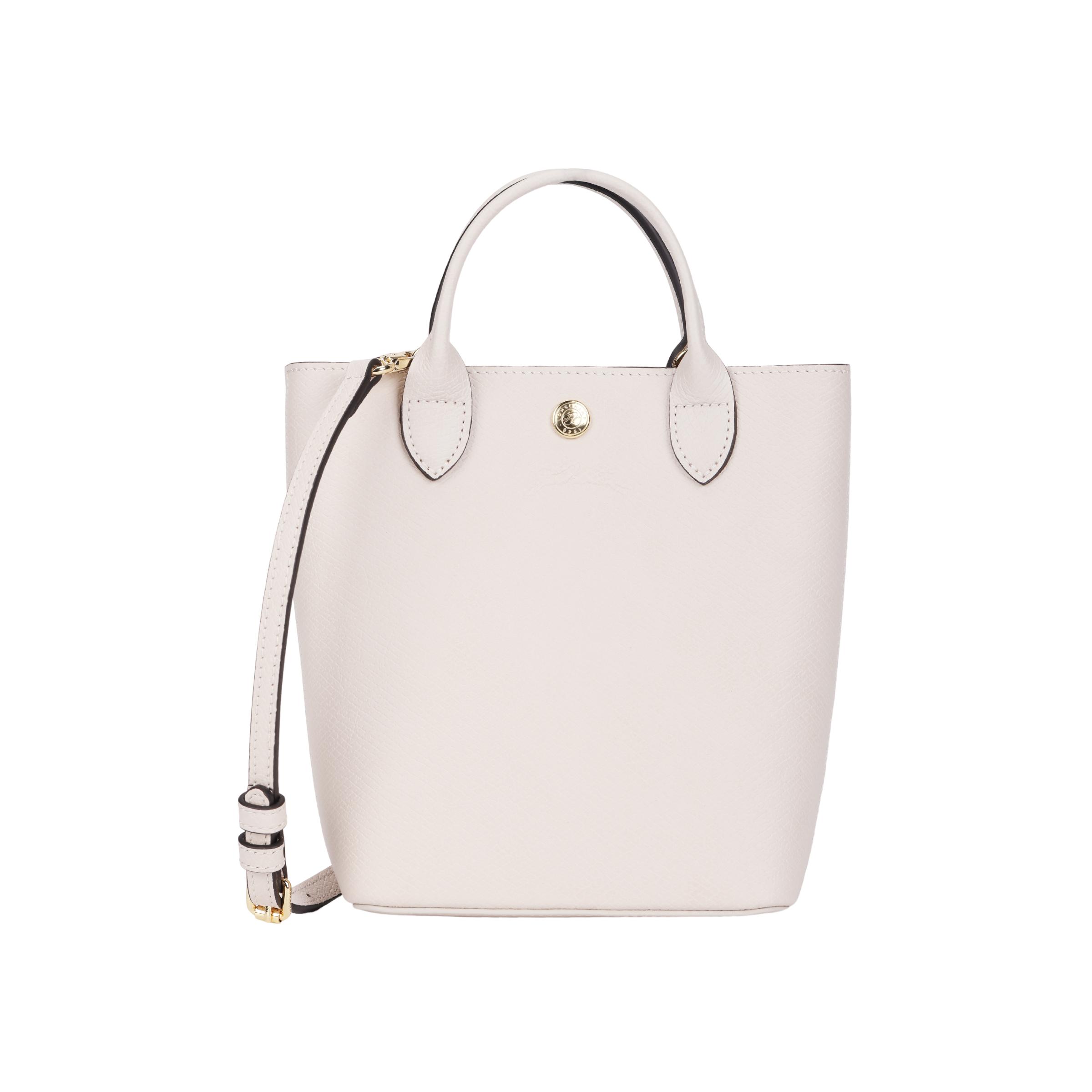 

Longchamp Épure Adjustable Detachable Shoulder Strap Tote Bag Women Tote White 10269HYZ555 Basic Set (Bag+Dust Bag)