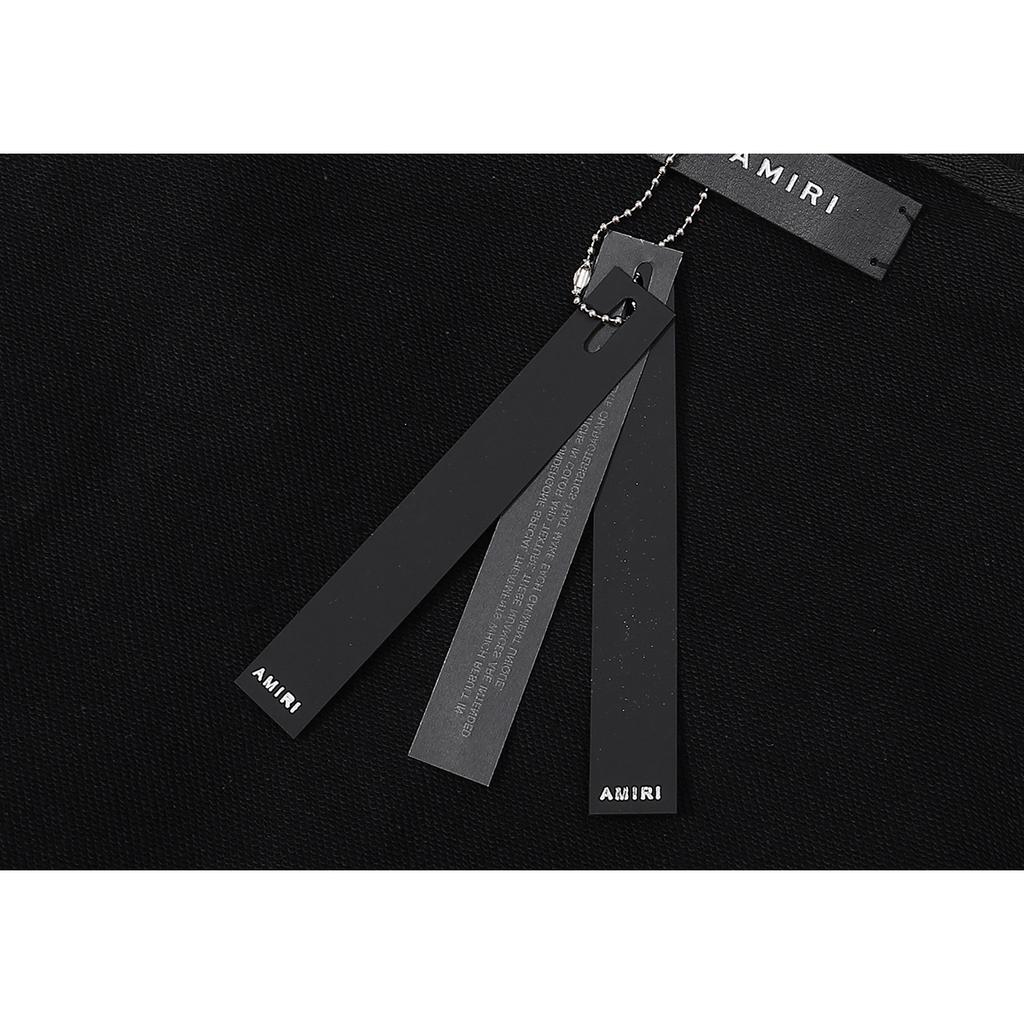 886 Amiri Spring and Autumn Loose Plus Size Thin High-quality Cotton Hooded Couple Hoodie