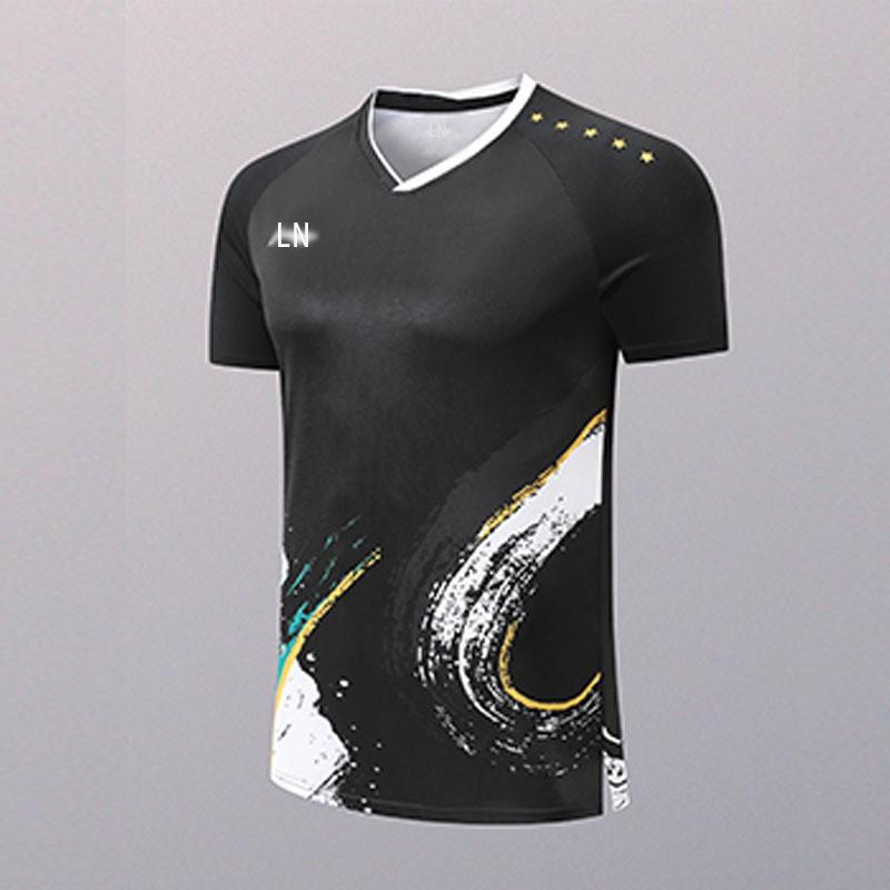 Unisex Badminton Shirt Short Sleeve Quick Dry Sport T-Shirt Men Women Kids Training Competition