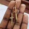 Gothic Retro Dagger Medieval Women's Earrings