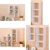 Creative Wall Mount Organizer With Wooden Panels For Bedroom Storage And Decoration