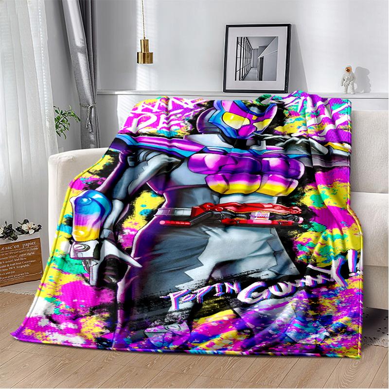 Sugar Man K-Kamen Rider GAVV Blanket Elastic Soft Candy Knight Full Storage Soft Warm Bedding Children's Gift throw blanket