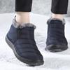 Damenstiefel Schwarz Slipper Damenschuhe Fell Damenschuhe Unisex Stiefeletten Wasserdicht Warmhalten Botas Mujer Winter Schneestiefel