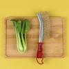 Knife-Shaped Steel Wire BBQ Brush with Plastic Handle for Rust Removal