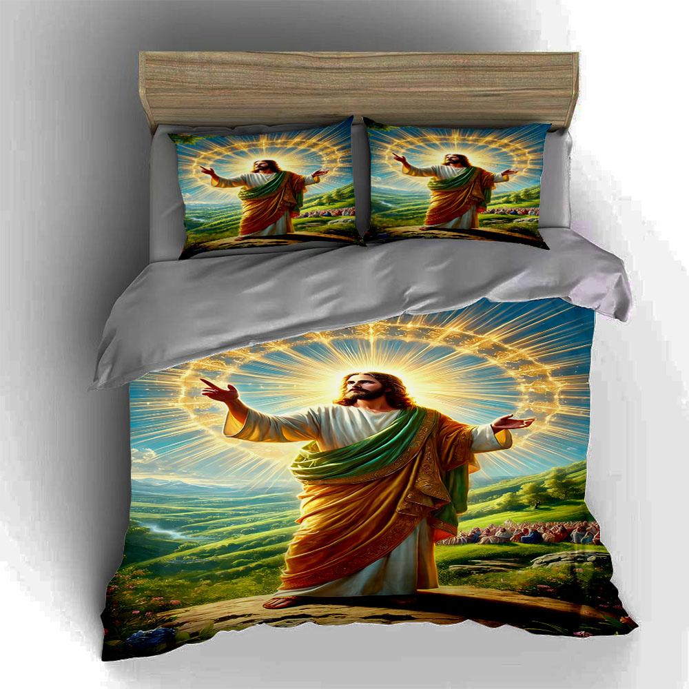 Radiant Figure Landscape. Bedding Duvet Cover Sets Duvet Covers Pillowcases Gifts (1 * Duvet Cover 2 * Pillowcases, Without Duvet Insert)