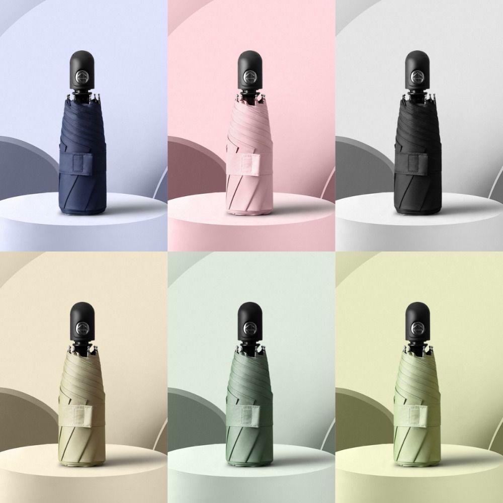 Eight Bone Fully Automatic Sun Umbrella UV Protection Dual-use Folding Umbrella  Men