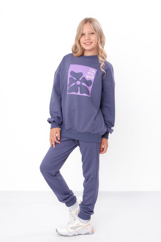 

Комплект спортивного одягу для дівчат-підлітків – Зручний світшот і джогери з манжетами, Міцна тканина подвійного плетіння, Будь-який сезон, 6418-057-33 HC 140