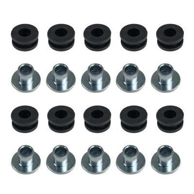 Motorcycle Rubber Grommets Bolt For Honda Yamaha Suzuki Kawasaki Fairings Nuts & Bolts Wear Parts Accessories