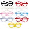 10cm & 20cm Cotton Plush Bear Glasses - Self-Deprecating Bear Doll Accessories