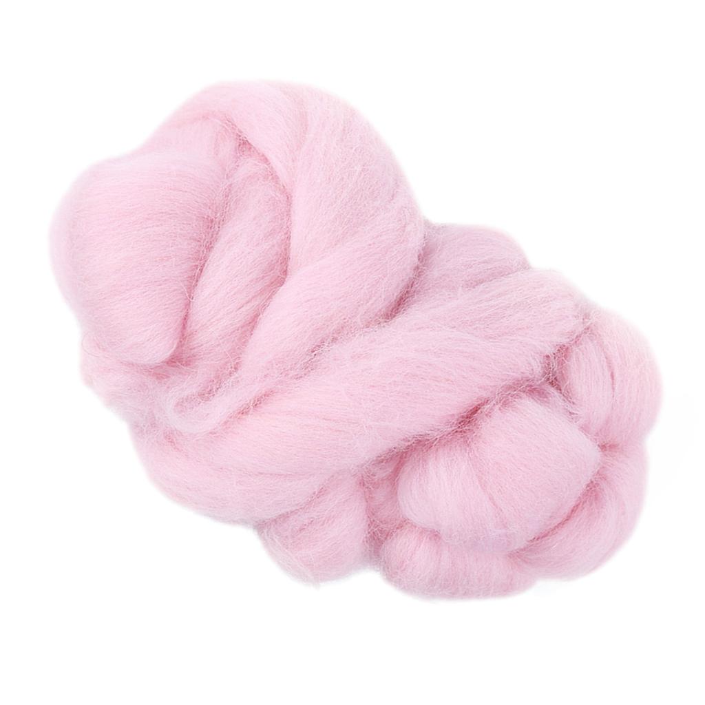 8Colors 55g Colored Needle Felting Wool Roving Spinning Sewing Trimming Handiwork Material