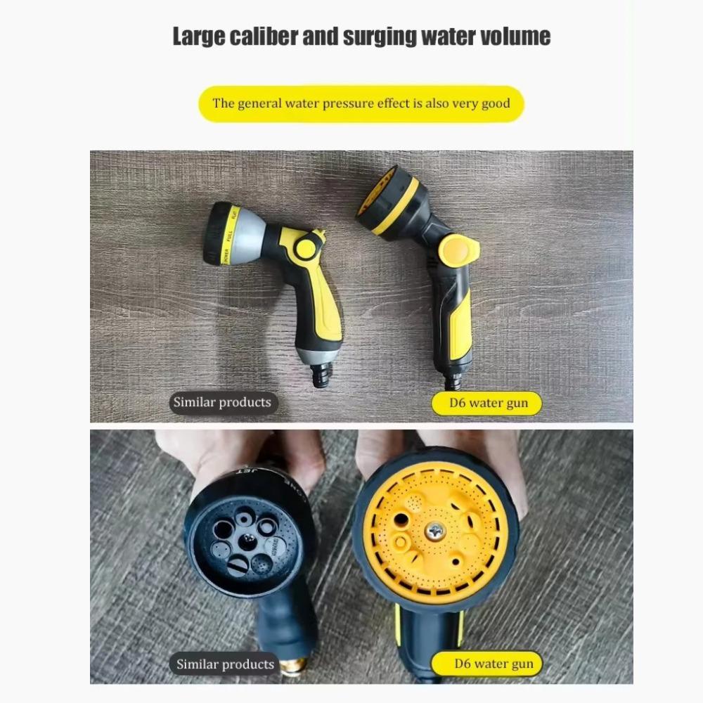Multifunctional High Pressure Water Gun Gun Portable 10 Modes Garden Sprinkler Heavy High Pressure Water Gun Irrigation Garden Watering