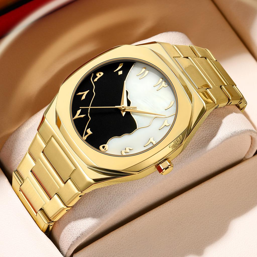 Business Men'S Watch Simple Fashion Trend Steel Belt Quartz Watch