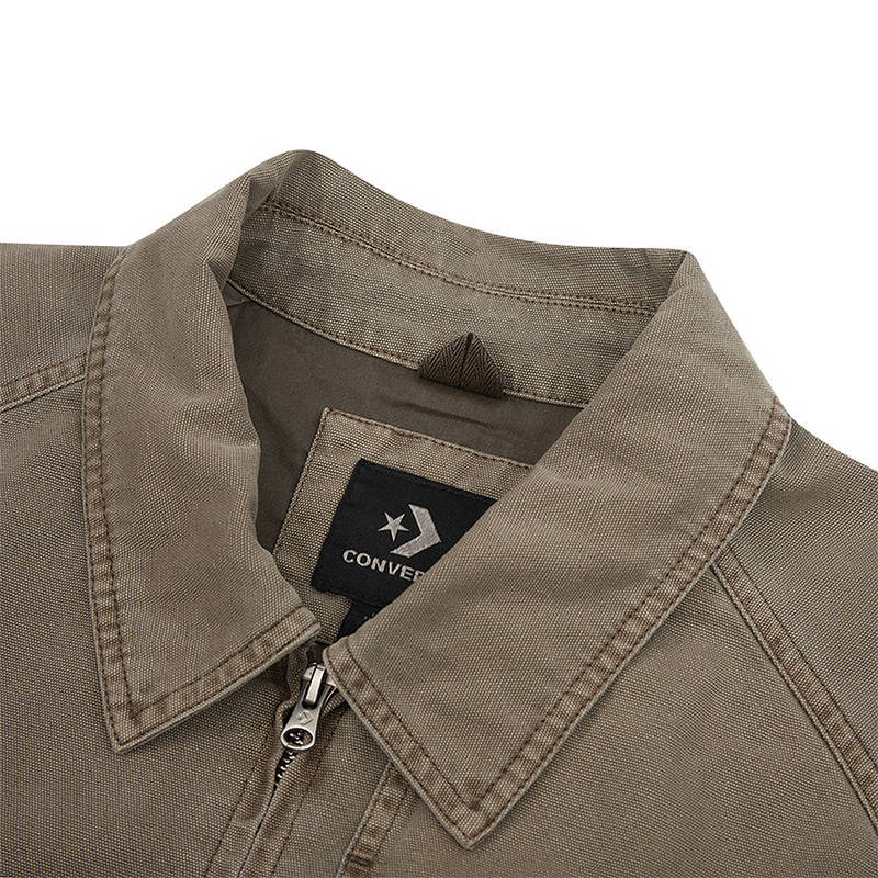 New Converse Jackets Coats Unisex Brown 10028457-A01