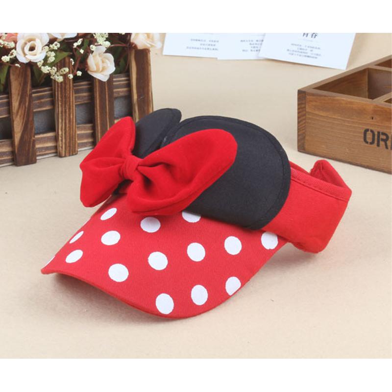 Children Hat Cute Bow Sunscreen Empty Top Hats for Girls Summer Outdoor Sun Protection Visor Hat Girl's Gifts