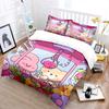 Cute characters in claw machine Bedding Set for Kids Luxury Gift 3pcs Digital Print Comforter Set Soft Comfortable Breathable