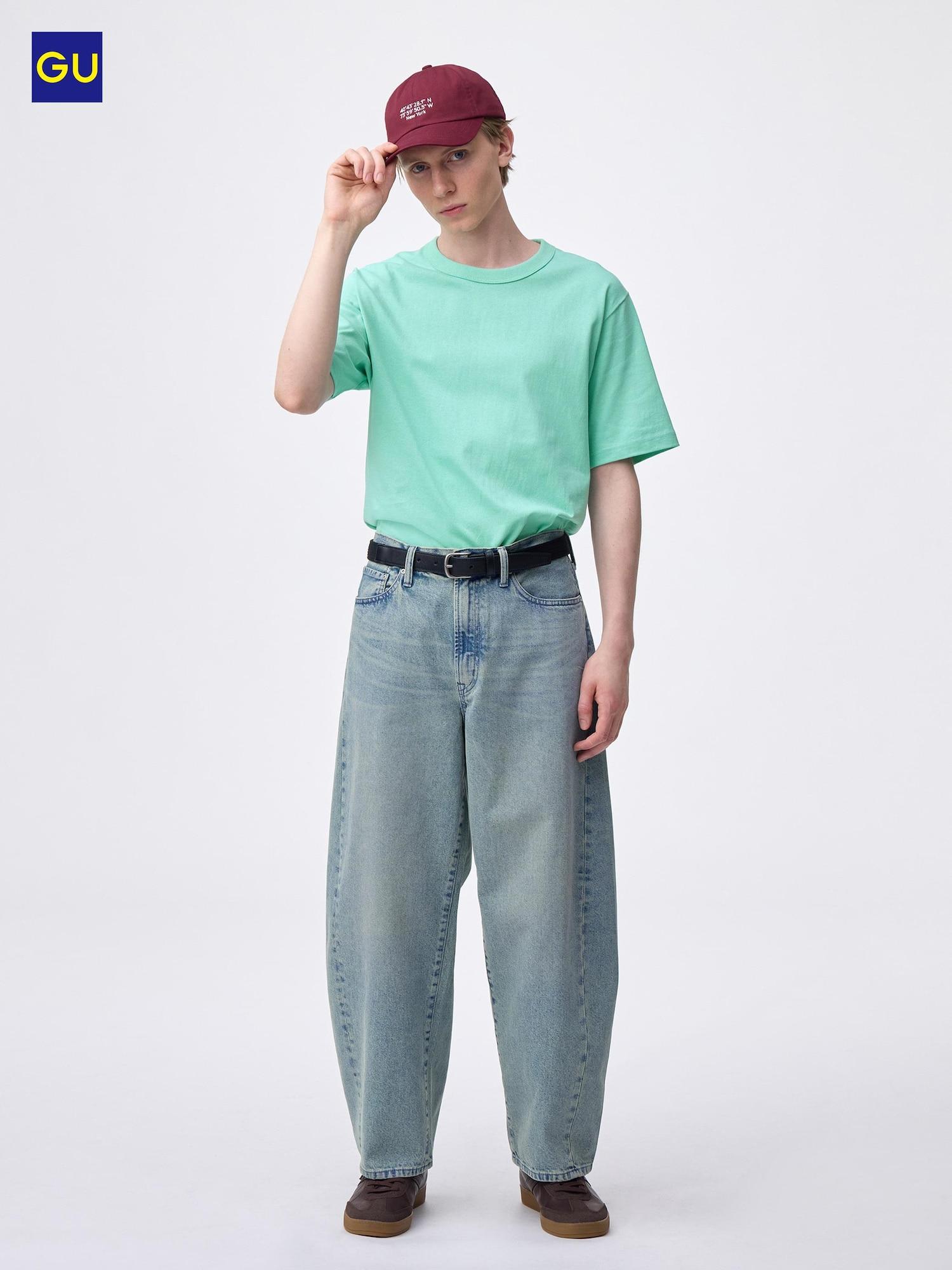 

Джинсы Uniqlo Gu Barrel Leg 62 BLUE/MEN 34