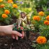 Flower Fairy Garden Stake, 2D Acrylic Fairy with Butterfly Wings Yard Art Stake, Waterproof Outdoor Fairy Tale Decoration for Yard Lawn Planter