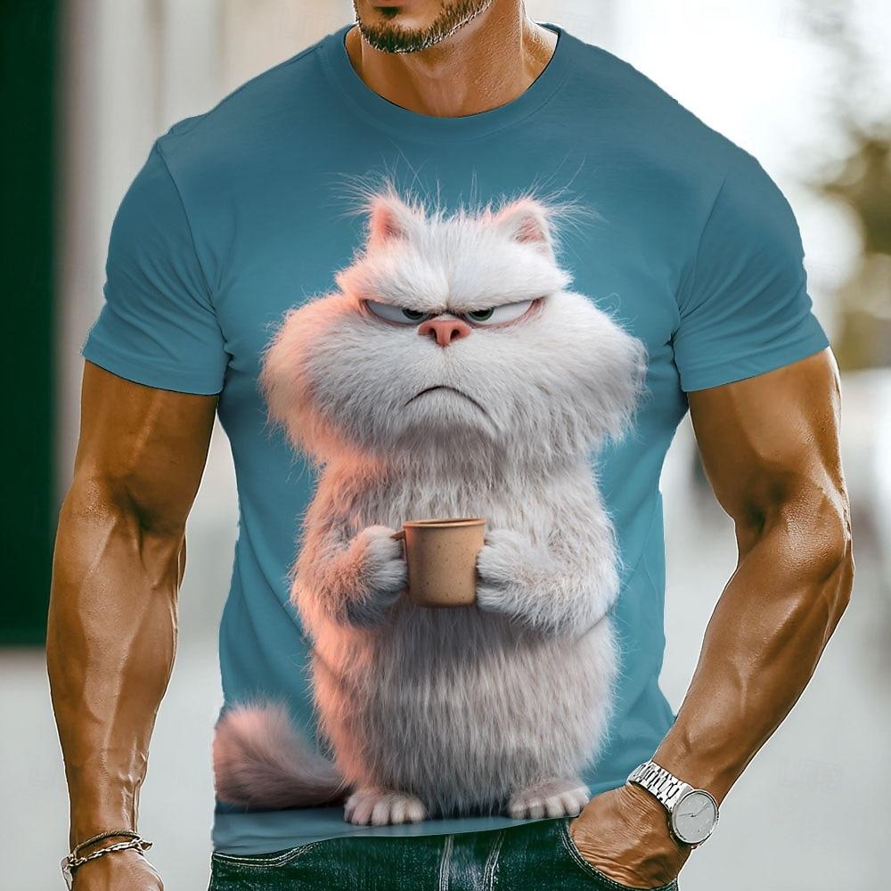Summer Men s Casual Short-Sleeved T-Shirt XL