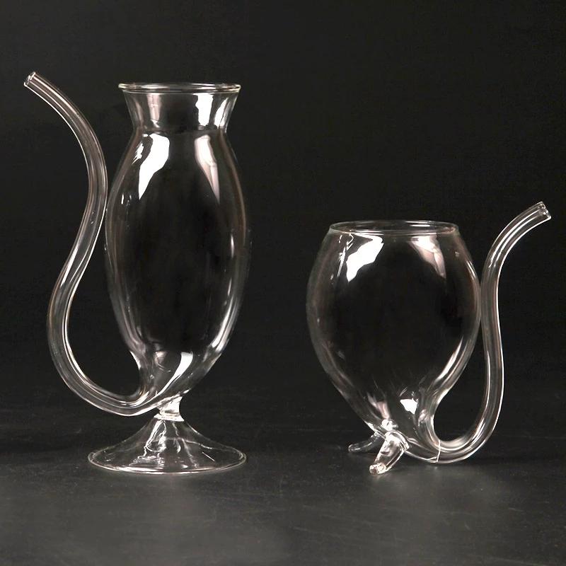 Vampire Cup Nordic Creative Straw Glass Cup Vampire Cup