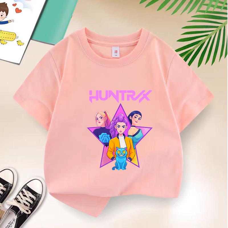 Kpop The Witch Hunt Team Turtle Planet Witch Hunter Group Short-Sleeve Peripheral Printed T-Shirt