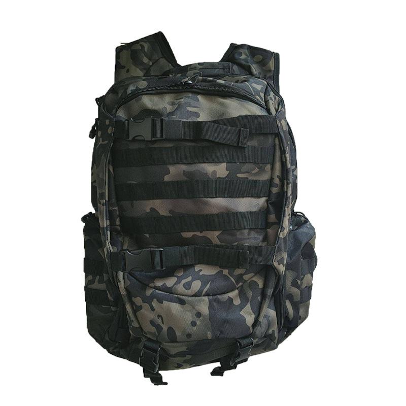 Taktischer Rucksack für den Außenbereich, 50L Fassungsvermögen, Strapazierfähiger Wanderrucksack, Groß, Mehrere Fächer, Militärstil, Umhängetasche für Camping, Trekking, Radfahren