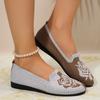 Frühling Herbst Damen Casual Florale Slipper Flats mit Hoher Atmungsaktivität für Mühelosen Komfort