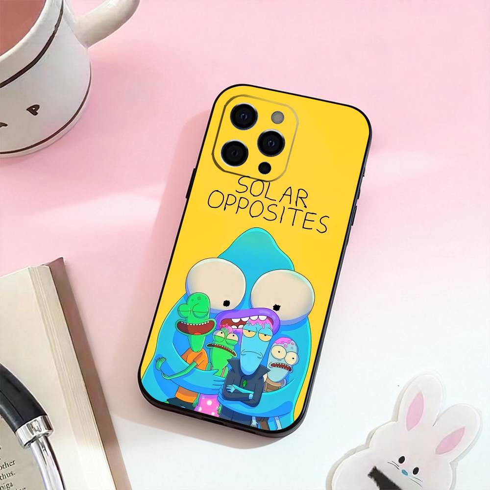 Cartoon S-Solar Opposites Phone Case Silicone Soft For IPhone 17,16,15,14,13,12,11,XS,Plus Pro Max