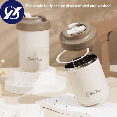 Coffee Cup Large Diameter Anti-scalding Anti-rust Useful Stainless Steel Thermal Cup Daily Use