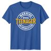 Official Teenager Warning May Contain Attitude Teen Unisex Graphic Tee Unisexs Top
