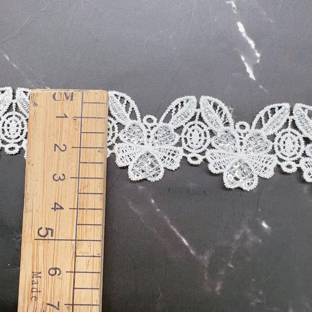 Bekleidungszubehör Zuhause Damenunterwäsche Lolita Schleifenzubehör Hohl Polyester Stickerei Spitze Perlenspitze
