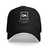 Adult FUNNY PERIODIC TABLE AH THE ELEUnisexT OF SURPRISE Sandwich Hat  Outdoor Baseball Caps Sun Hats Adjustable Fishing Hat