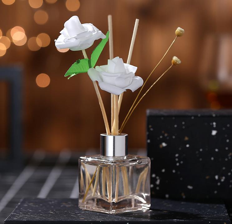 Diffuser Bottles Glass Glass Reed Fragrance Containers Reed Diffuser Bottles 4.8 * 7 Cm Fragrance Container For Home Decor Gifts