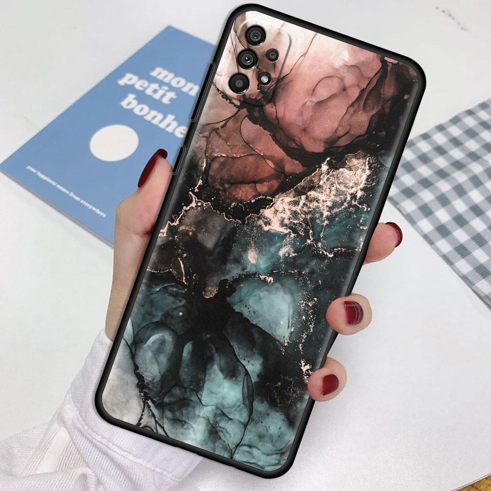 Case For Samsung Galaxy A52 A12 A51 A32 A21s A71 A53 A13 A32 A72 A31 A33 A22 A03 A41 Phone Cover Marble