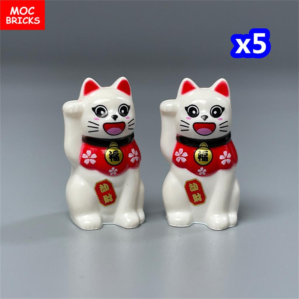 Non-Toxic Moc Bricks Window Fence Arch White Winter Snow Horse Figure City Architectural Church Accessories Children Christmas Toys