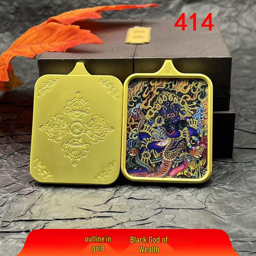 

Тибетский этнический желтый танка кулон из титановой стали Pendant Only