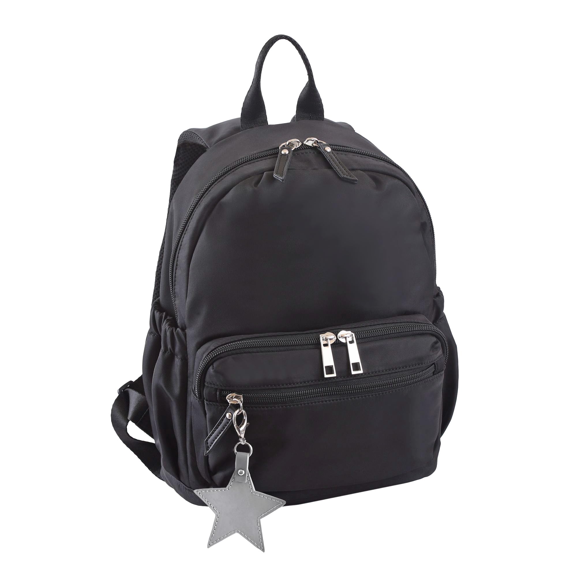 

Рюкзак для детей милая звезда Для девочек и учеников начальной школы рюкзак [Liscia] [С брелком] мальчики, студенты, рюкзак, (Насыщенный черный)