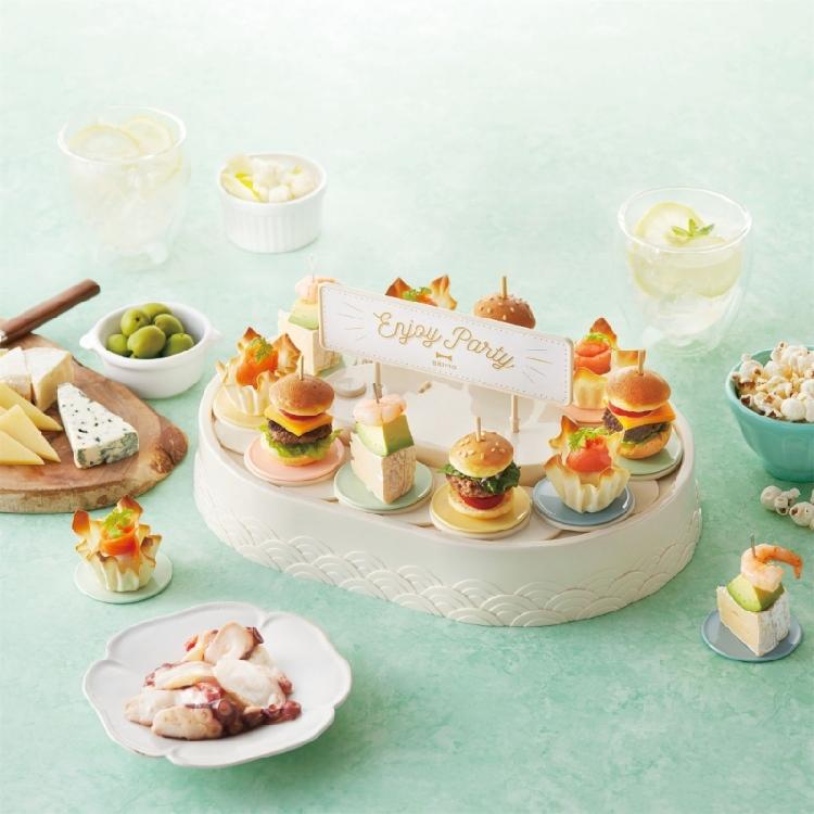 Automatic Rotating Dessert Display Stand Rotary Sushi Machine Party Decoration