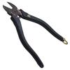 Fujiya Electrician Master Heavy-Duty Nippers, 150mm Round Blade - Black Gold, 770-150BG