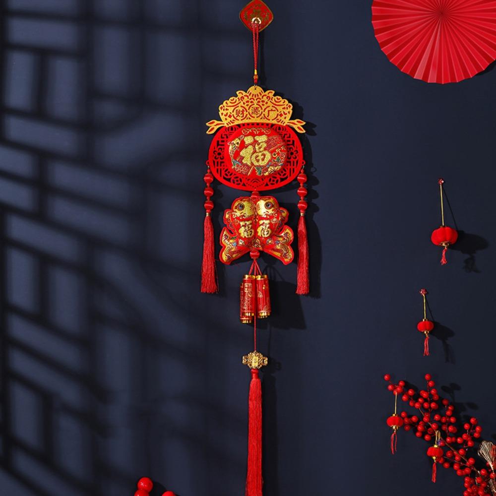 Hanging Lucky Bag Pendant Chinese New Year Spring Festival Ornament  Home Decor