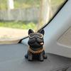 Personalitate anime Bulldog Decor interior mașină Trend Ochelari de soare Bulldog Auto Center Console Ornamente pentru accesorii auto