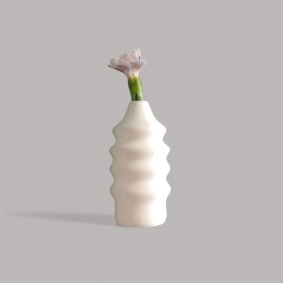 Refrigerator Magnet Vase Shape Resin Decorative Fixing Sticker Fridge Decoration for Air Conditioner